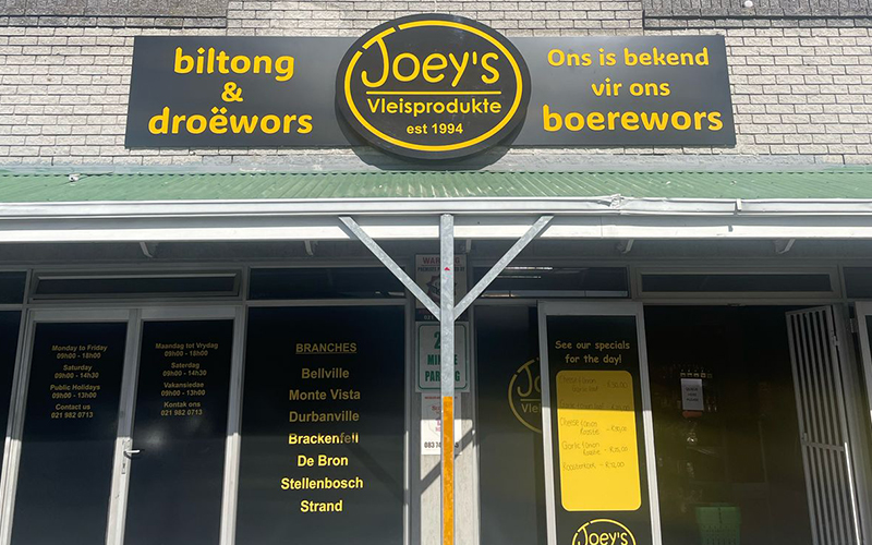 Joey's Vleisprodukte De Bron